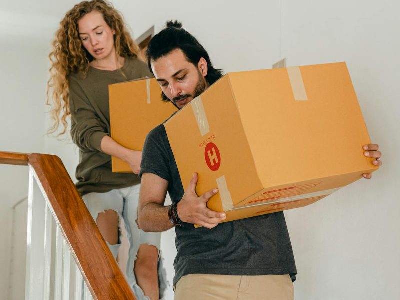 Couple Moving